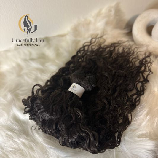 GRACEFULLY HER WATER WAVE SYNTHETIC NATURAL BLACK BUNDLE