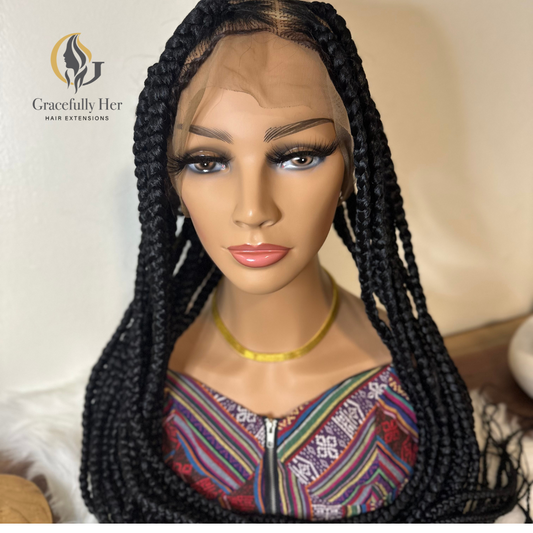 GRACEFULLY HER 36" BOX BRAIDED WIG